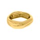 Maxi Bracelete Orgânico Dourado 77mm