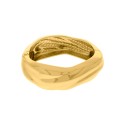 Maxi Bracelete Orgânico Dourado 77mm