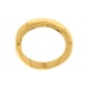Maxi Bracelete Orgânico Dourado 77mm