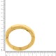 Maxi Bracelete Orgânico Dourado 77mm