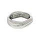 Maxi Bracelete Orgânico Prateado 77mm