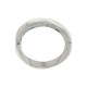 Maxi Bracelete Orgânico Prateado 77mm