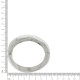 Maxi Bracelete Orgânico Prateado 77mm
