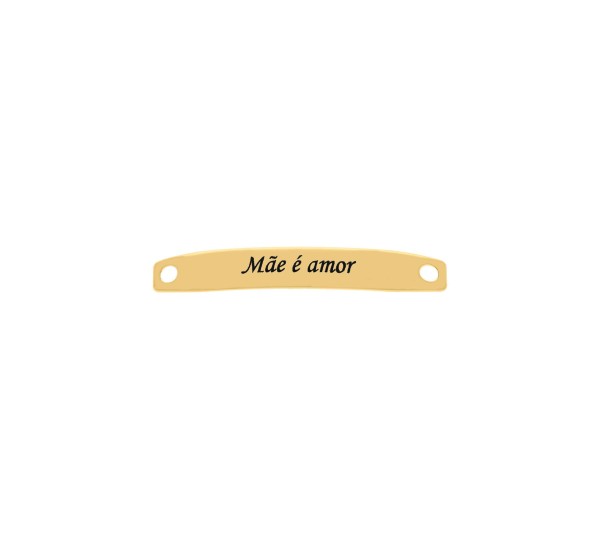 Passa Tira Mãe é Amor Ouro 50mm
