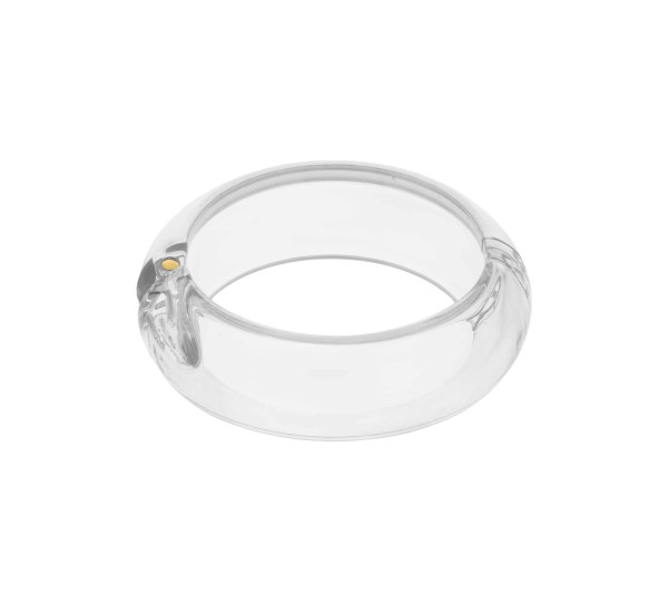 Maxi Bracelete Acrílico Transparente 78mm