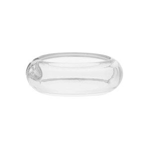 Maxi Bracelete Acrílico Transparente 78mm