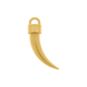 Pingente Dente de Sabre Ouro 42mm
