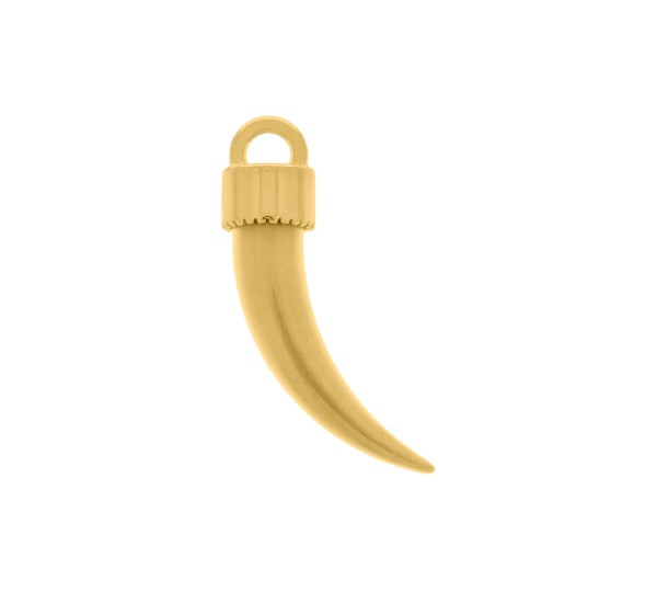 Pingente Dente de Sabre Ouro 42mm