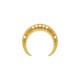 Pingente Chifre Ouro 37mm
