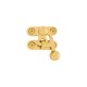 Fecho Torniquete Ouro 29mm