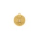 Medalha de Coruja Ouro 20mm
