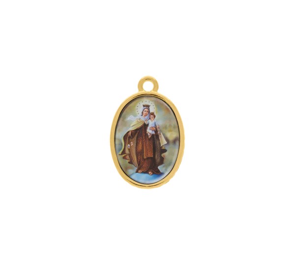 Pingente Nossa Sra. do Carmo Ouro 23mm