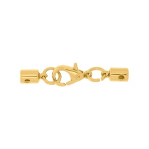 Conjunto ponteira e fecho Ouro 50mm