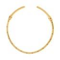Colar Dourado com Fendas 132mm