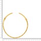 Colar Dourado com Fendas 132mm