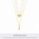 Pingente Gota Ouro 23mm