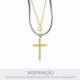 Pingente Símbolo da Paz Ouro com Argola 19mm