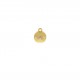 Ponteira Redonda Ouro com Strass 13mm